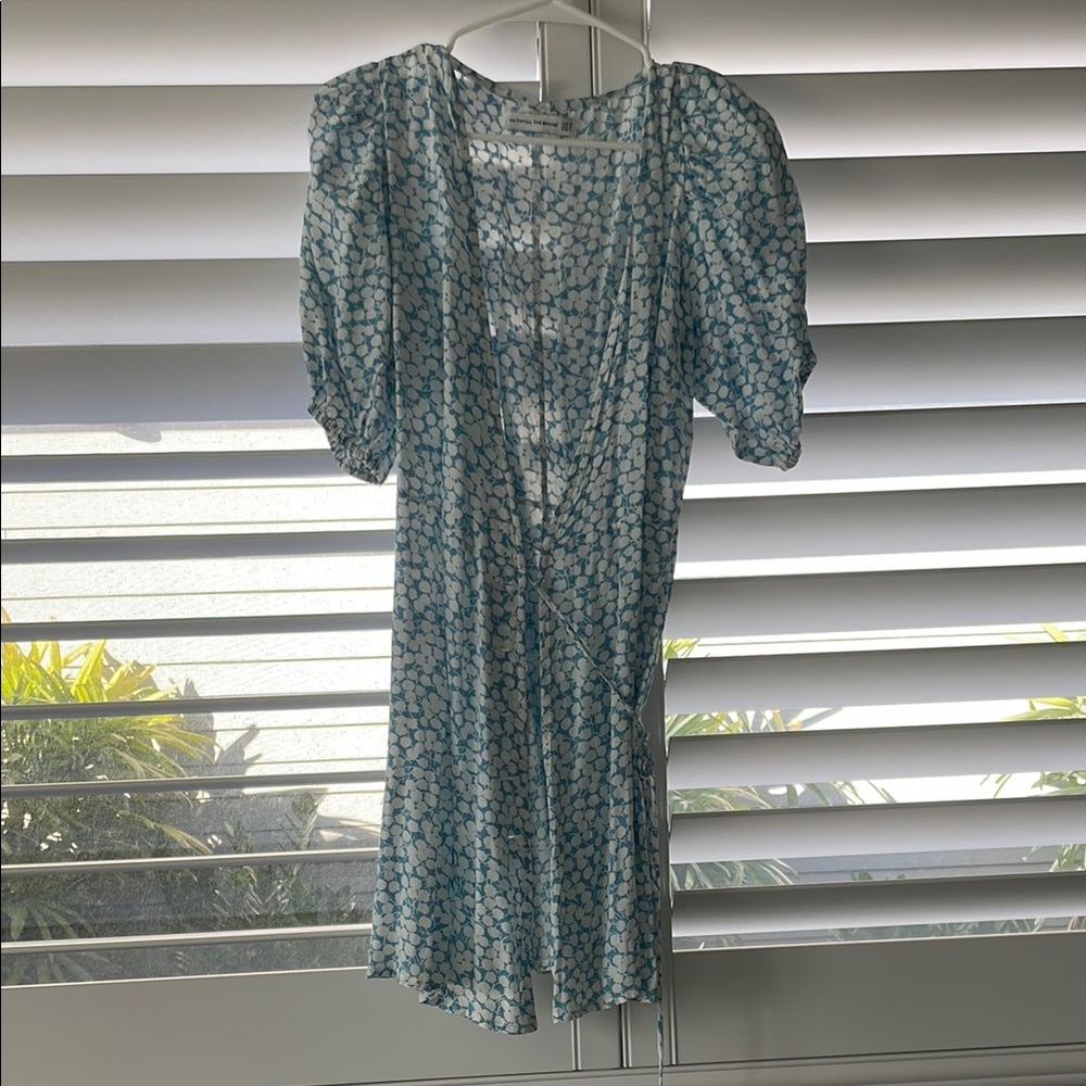 Floral Blue Dress
